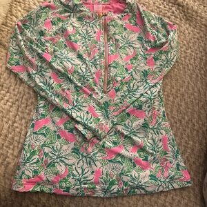 Lily Pulitzer swim suit with sun shirt